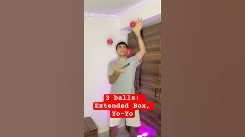 3 balls: Extended Box, Yo-Yo #tutorial #learning #жонглювання #challenge #juggling #shorts #short