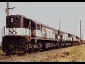 Locomotivas EMD G-16 rodando na Malha Paulista FCA em meados de 2006.