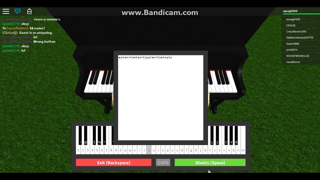 Roblox piano HOUSE OF MEMORIES (Sheets in desc) 