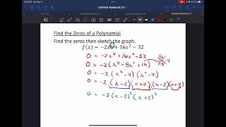 A2 - Graphing Polynomial Functions Part 2