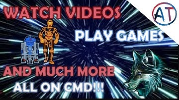 CMD tricks YOU NEVER knew! *WATCH VIDEOS AND PLAY GAMES ON CMD!!!*