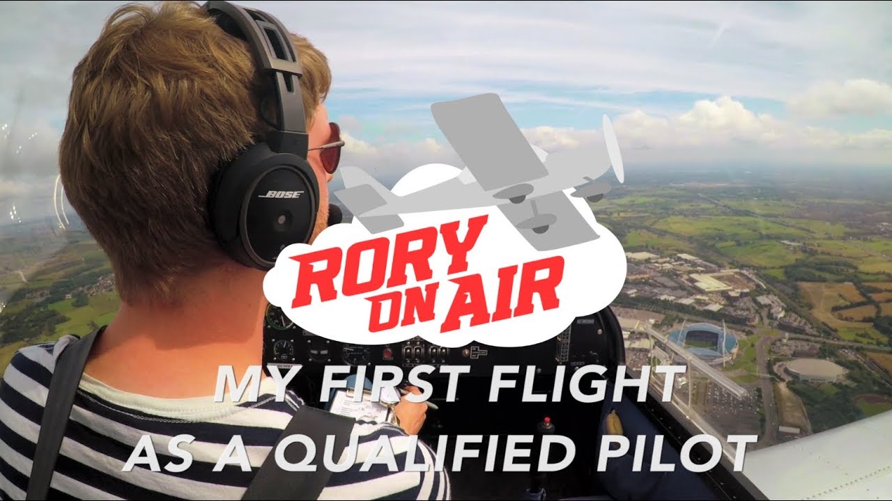 Private pilot's first flight after getting his licence | EV-97 Eurostar | ATC Audio