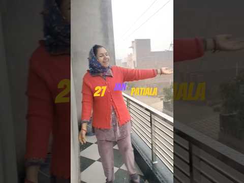 पटियाला में ओलो से हुआ स्वागत 🤗|| #patialaweighter☔⚡|| #ytshorts #weather27jan #shorts #viral