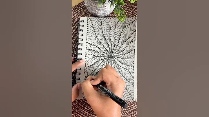 Relaxing Art | Zentangle Art #satisfyingdrawing #zenpatterns #arttherapy #artandcraft