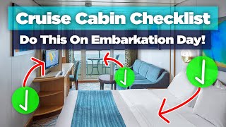 All The Things To Do As Soon as You Get to Your Cruise Cabin!