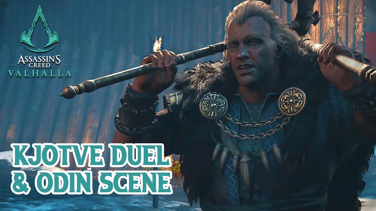 Assassin's Creed Valhalla Kampf Gegen Odin Assassin's Creed Valhalla - Kjotve Duel and Odin Scene - YouTube