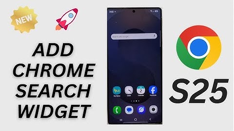 🌟 Add Google Chrome Search Bar on Galaxy S25/S25+/Ultra – Easy Home Screen Trick!