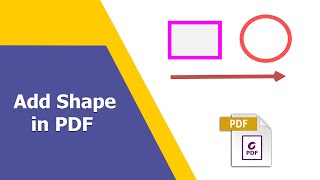 How to add shape in a PDF File using Foxit PhantomPDF