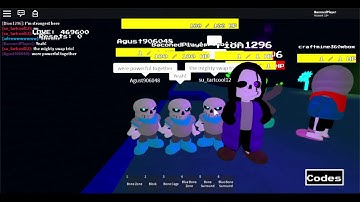 Roblox Sans multiversal battles#4: 3D Swap and 3D Error gameplay