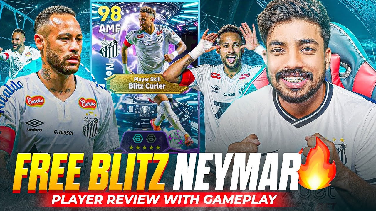 BLITZ NEYMAR PLAYER REVIEW WITH GAMEPLAY 💀🔥 || ഇനി F2P ഇവൻ ഭരിക്കും 😎🤏 || ഇതൊക്കെയാണ് മോനെ കാർഡ് 🔥.
