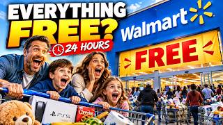 What If Walmart Made EVERYTHING FREE for 24 Hours
