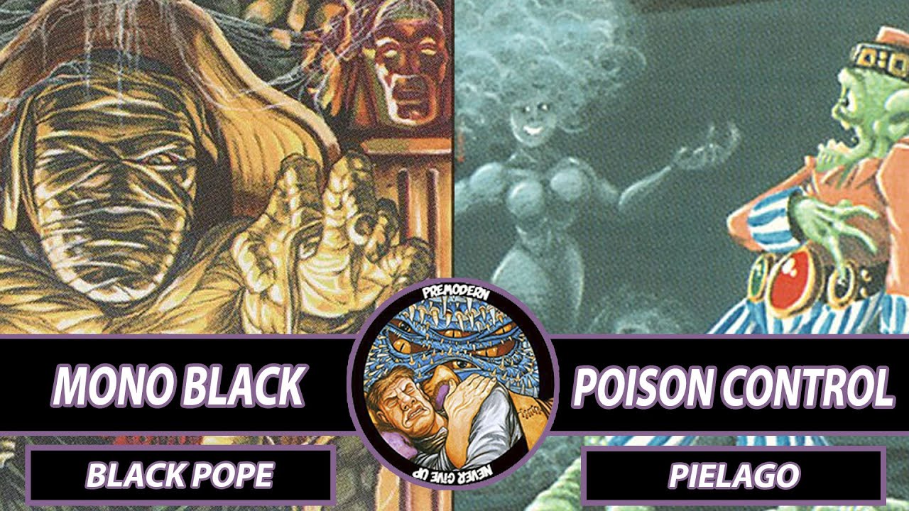 PNG PREMODERN PRESENTA 7PTS SINGLETON 93/94 MONO BLACK VS POISON CONTROL
