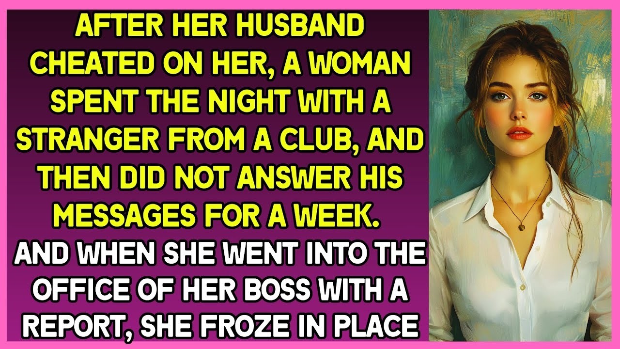 Woman met a stranger at a club and a week later, she brought a report to her boss and froze in s