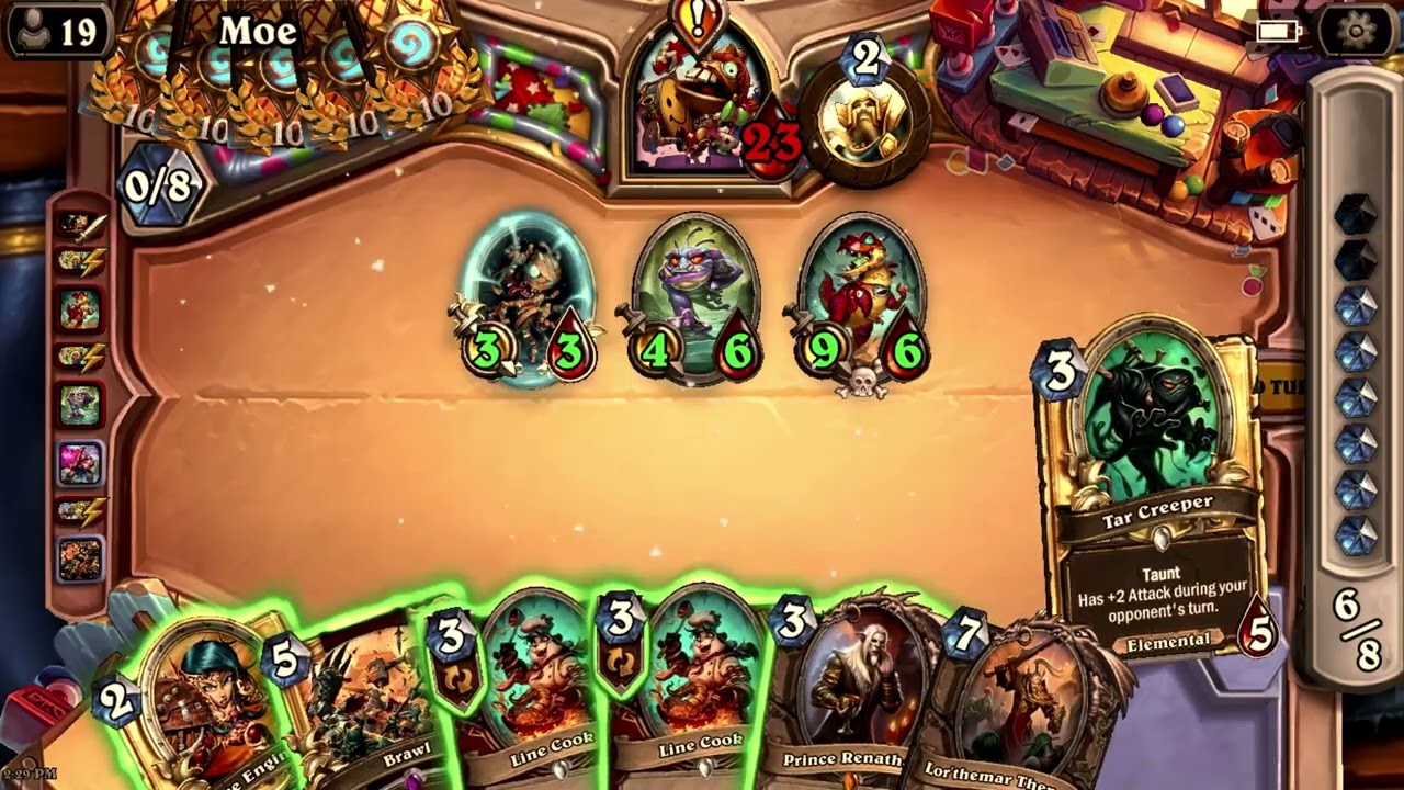 Legendary Taunt Warrior VS Murloc Filth 