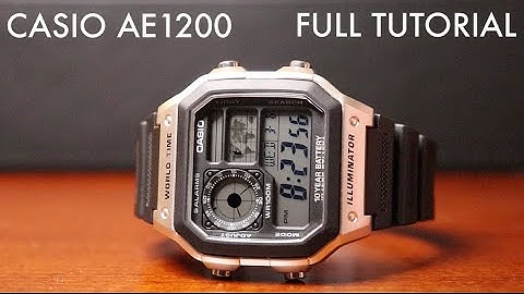 CASIO ROYALE AE1200 | FULL TUTORIAL | 3299 MODULE
