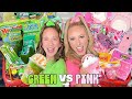 Green  vs pink  target shopping challenge