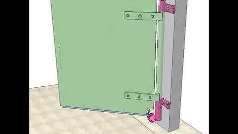 Gate to open inward uphill 3