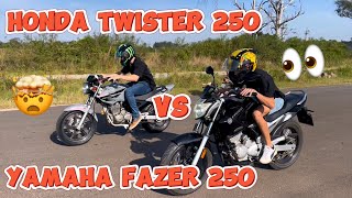 Honda Twister 250 VERSUS Yamaha Fazer 250, CUAL GANA?🤯🚀