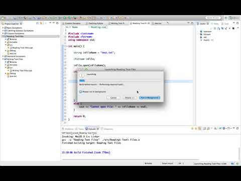 Learn Advanced C++ Programming : Reading Text Files