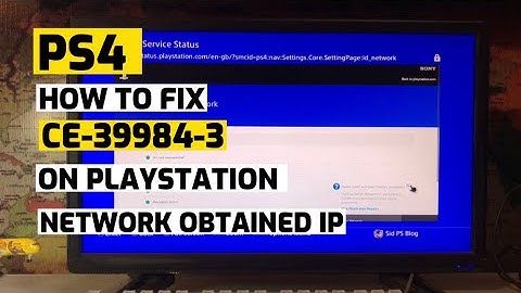 How to fix Ps4 CE-39984-3 Network Obtain IP address Fixed