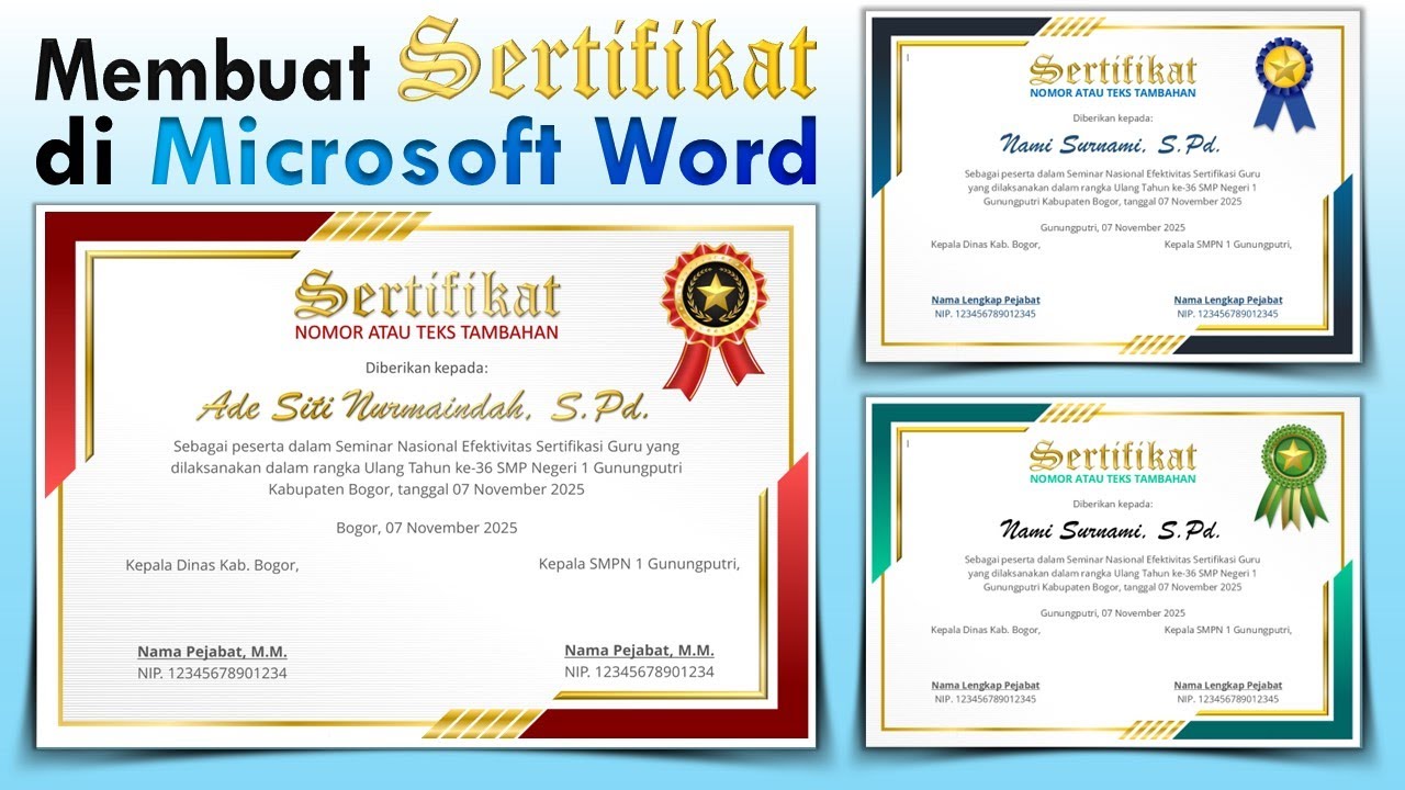 Create a Nice and Cool Certificate in Microsoft Word