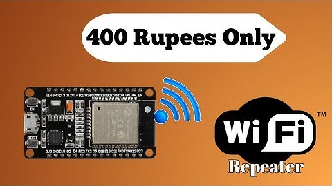 How to Make a WiFi Repeater using ESP32 NodeMCU | WiFi Router Range Extender esp32 | 2023