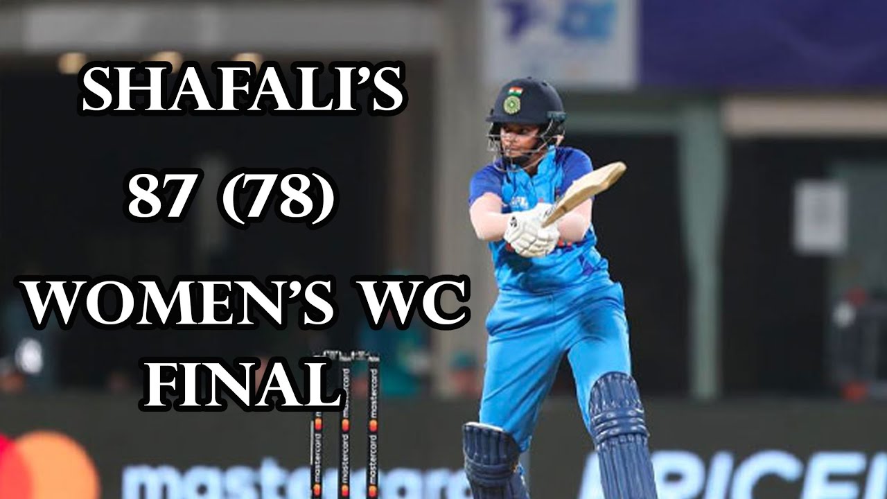 Shafali Verma hammered a quickfire 87 in the grand finale!