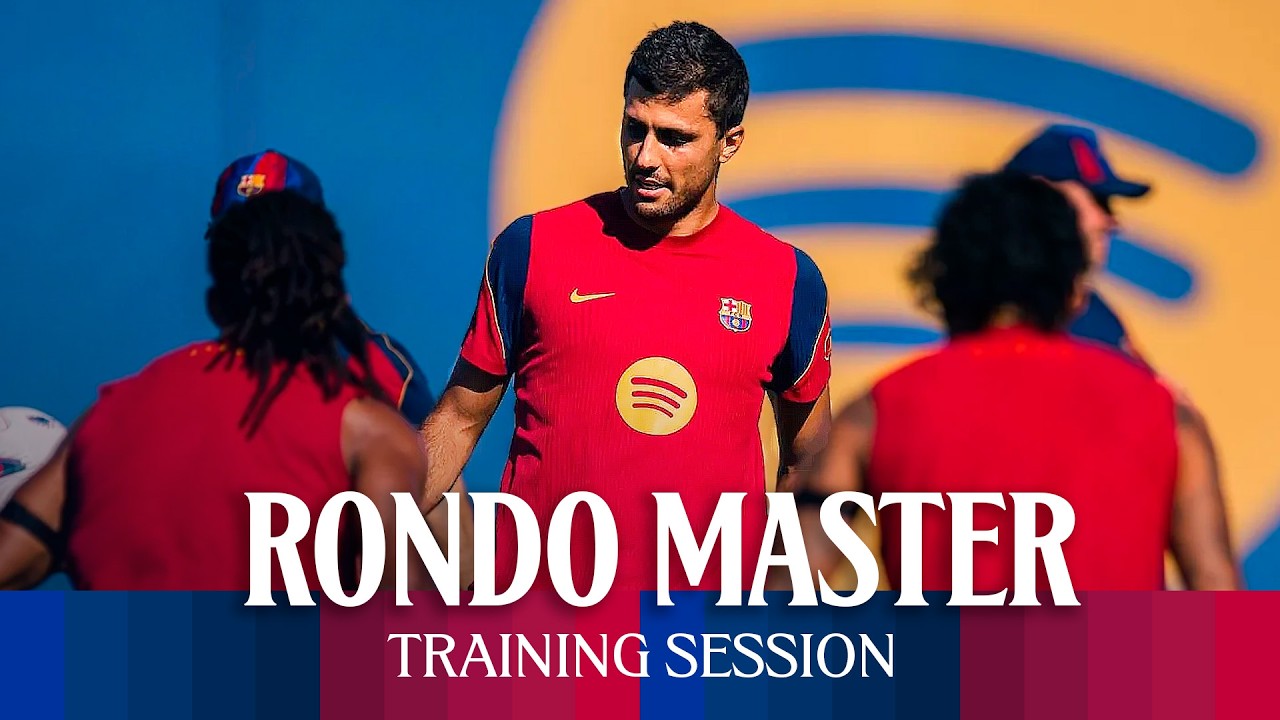 RODRI shows his CLASS in rondos | FC BARCELONA Training Session 🔵🔴