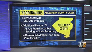 Allegheny Co. Health Dept. Reports 74 More COVID-19 Deaths