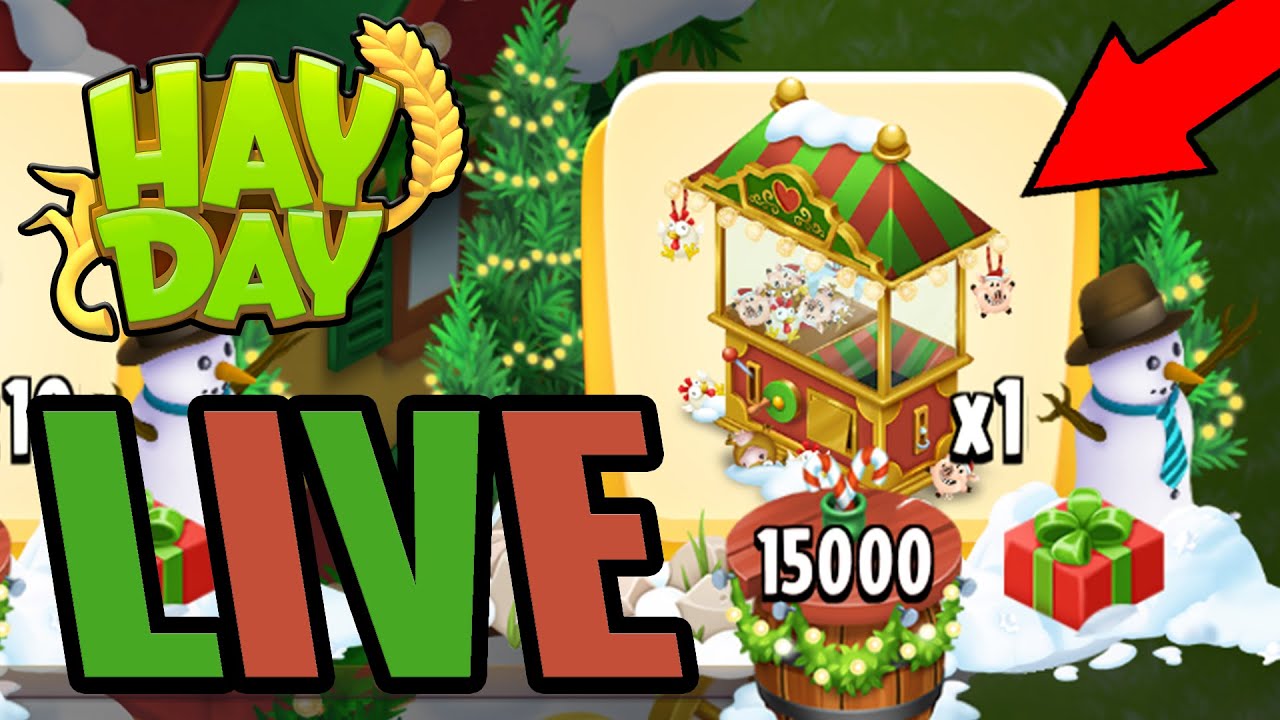 Hay Day Holiday Task Event Livestream 😍🎁 SyromerB YouTube