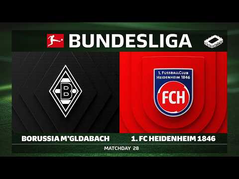 Borussia Mönchengladbach vs. 1. FC Heidenheim 1846 | Matchday 28 - Bundesliga 2025/26