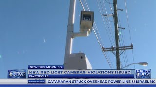 New Fayetteville red-light cameras: violations begin today