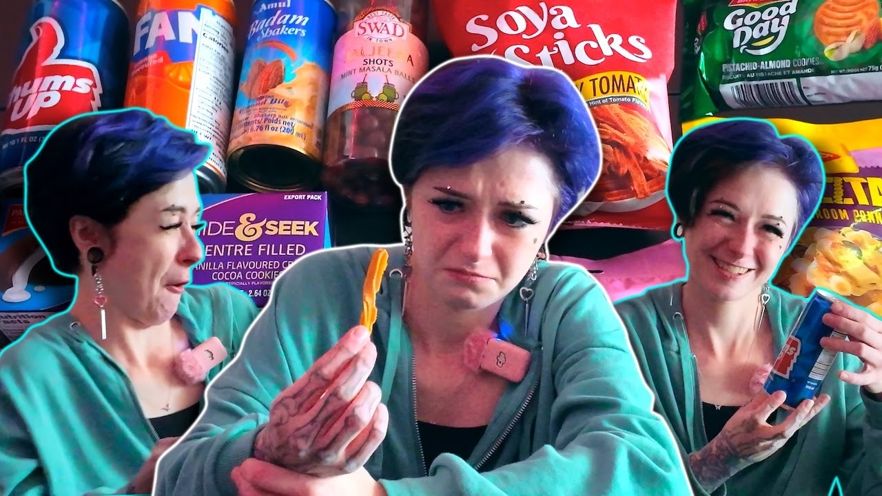 I Am NOT Made For Indian Snacks - Taste Test - NotEasyBeinWheezy