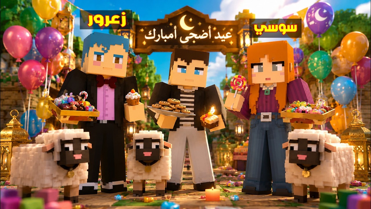 فلم ماين كرافت : زعرور في اول يوم في عيد الاضحى ( كركور حزين )🔥😱