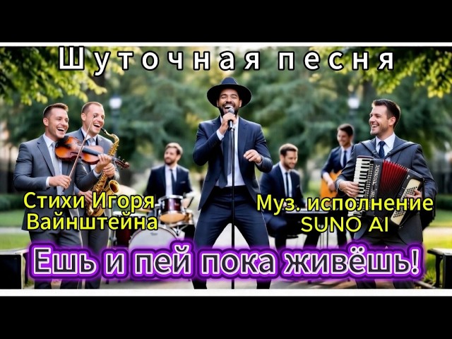 Ешь и пей пока живёшь!  Шуточная песня.