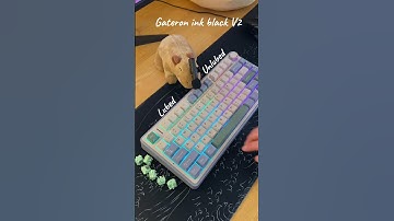 Gateron Black Ink V2  switches https://amzn.to/4fwUv5K smooth, silent| Music: @chaecado_ on tiktok