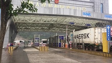 Cửa khẩu Chi Ma - Lộc Bình - Lạng Sơn Hàng Hoá Tấp Nập Ngày Mưa Gió