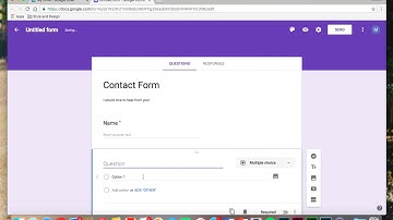 How to Create a Contact Form Using Google Forms