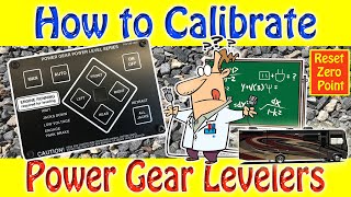 Calibrate RV Power Gear Leveling System
