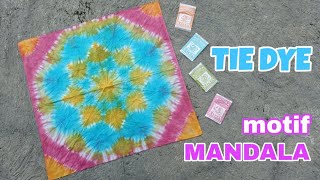 Cara Membuat Batik Jumputan / Shibori / Tie Dye Motif Mandala