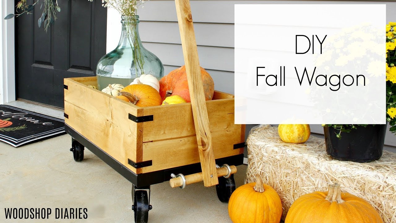 How To Build A Decorative Fall Wooden Wagon
