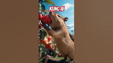 KLING AI Capybara Summer #ai #cute #animals #klingai #capybara #aivideo #funny