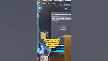 Maak verbinding met Google Firebase via de A7670G GSM-module | Firebase Real-Time Database