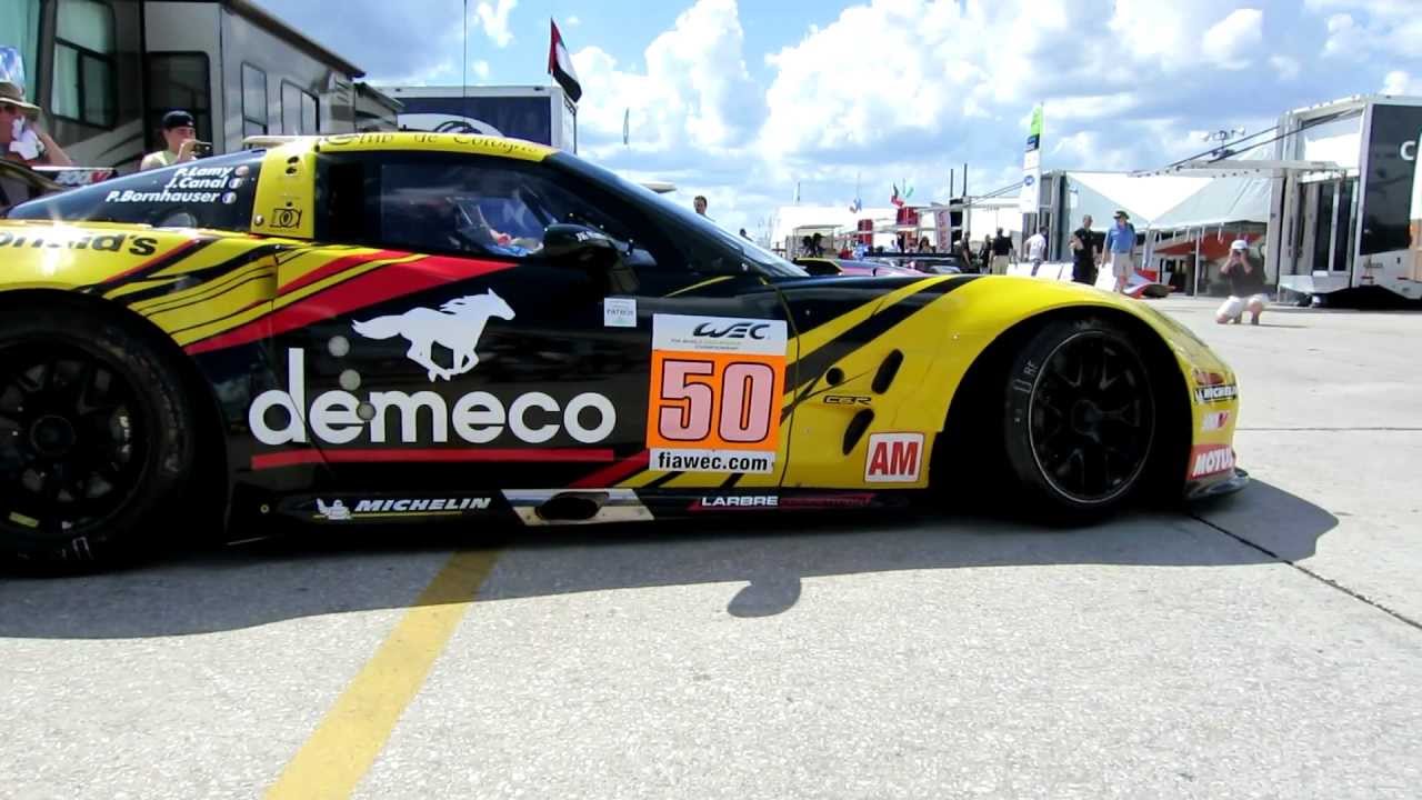 Sebring 2012 - Larbre Competition No.50 C6.R Start-up