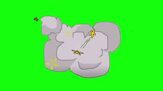 Green Screen Fight Cloud 32
