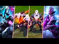 ALL 7 NEW PROJECT 2021 SKINS - Senna Renekton Mordekaiser Sejuani Varus Sylas - League of Legends