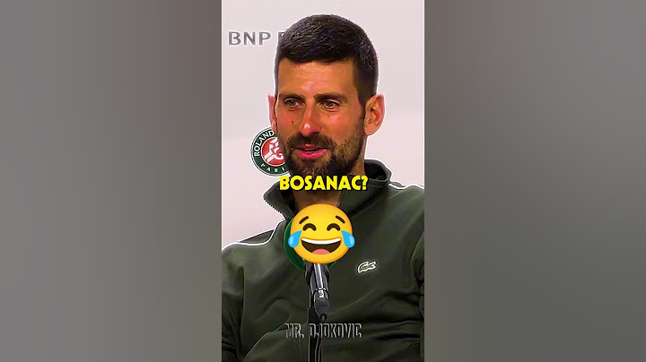 😂 Novak Djokovic "BOSANAC? Al' se overio..." #novakdjokovic  #djokernole #djokovic