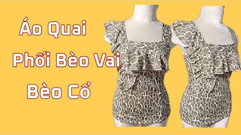 52/Hướng Dẫn Cắt Đồ Bộ Mặc Nhà/Áo Quai Cổ Vuông Phối Bèo Vai Và Cổ Dễ Thương/@utgomtv7311
