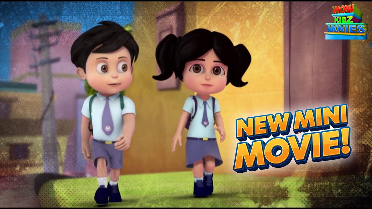 Mini Movie - चलो स्कूल चलें 📚 | Vir The Robot Boy | Cartoons For Kids | WowKidz Movies 