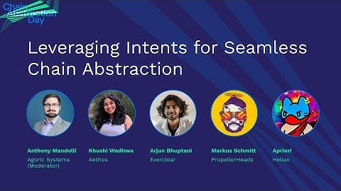 Leveraging Intents for Seamless Chain Abstraction